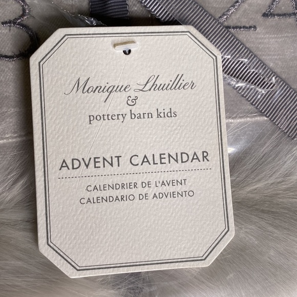 Pottery Barn Kids X Monique Lhuillier Collaboration Faux Fur Advent Calendar - Picture 4 of 15
